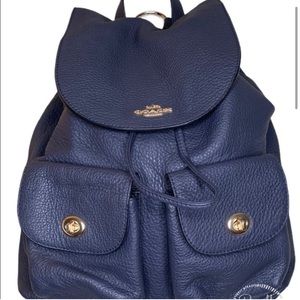 Coach Billie pebble leather backpack